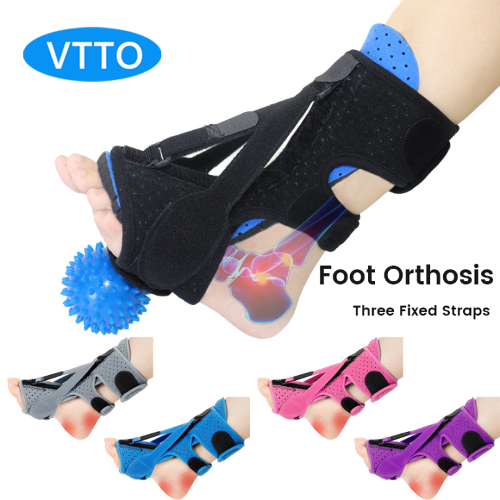 VTTO 1PC 3 Adjustable Straps Plantar Fasciitis Night Splint Foot
