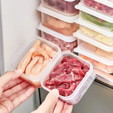 Silicone Freezer Tray Soup 4 Cubes Food Freezing Container Molds With Lid  Frozen Packaging Box