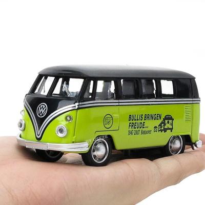 1:36 Retro VW Bus Diecast Alloyed Model Pull Back Car Collection Gift for kids