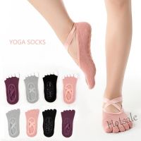 【hot sale】●﹉ C04 Colorful Anti Skid Five Finger Yoga Socks Women Silicone No-Slip Hosiery Ballet Dance Sports Socks Cotton Gym Fitness Pilates Socks