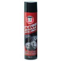 UT TYRE FOAM POLISH #3091 สเปรย์รักษายางรถยนต์ 650 มล.