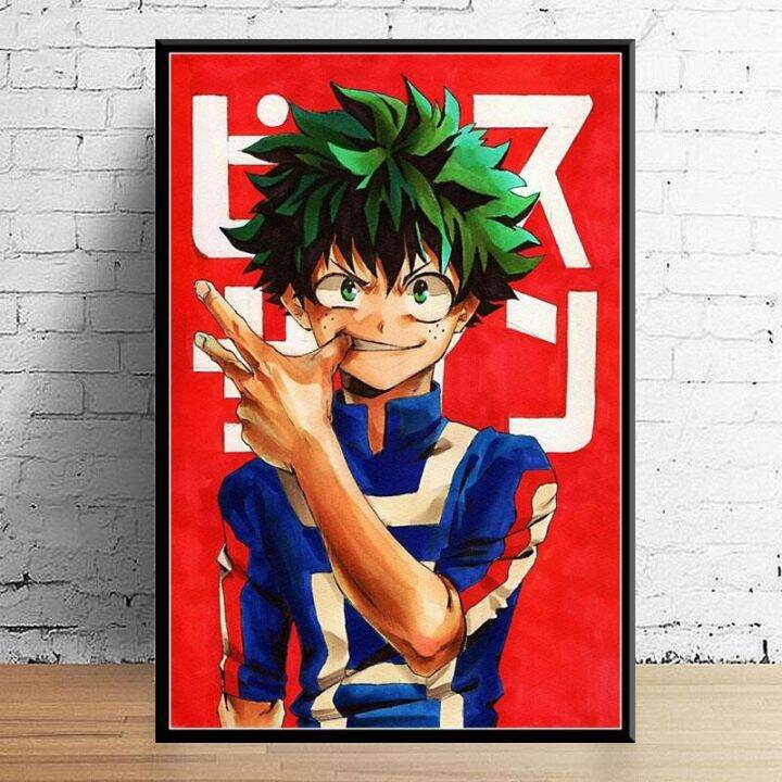 ญี่ปุ่นอะนิเมะ-my-hero-academia-boku-no-hero-academia-ภาพวาด-art-wall-ตกแต่งบ้านห้องเด็กคุณภาพภาพโปสเตอร์ผ้าใบ-a1-295