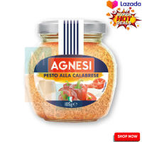 ? SALE only. Agnesi Pesto Alla Calabrese 185g  แอคเนซี เพสโต้ คาลาเบรเซ่ 185 กรัม