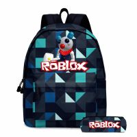 [พร้อมส่ง] Roblox PIGGY กระเป๋าเป้สะพายหลัง กระเป๋านักเรียน สําหรับเด็กผู้ชาย และเด็กผู้หญิง