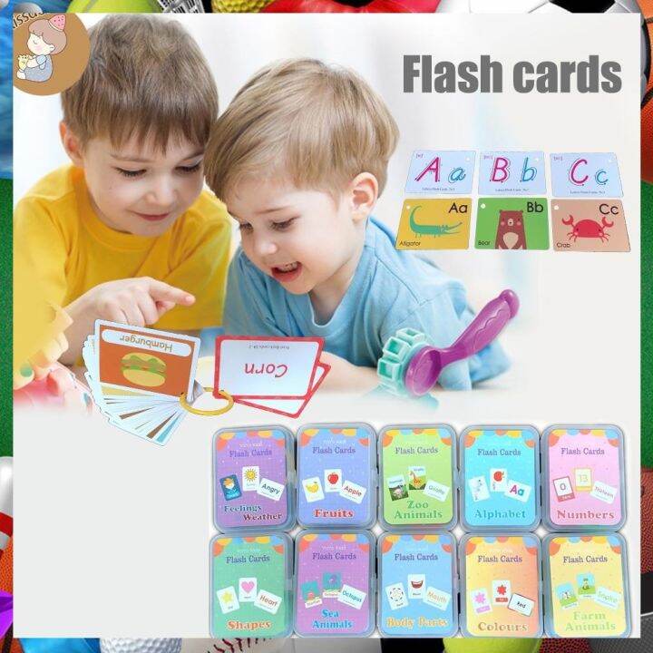 Kissdora Kid toys flashcards educational Preschool alphabet flash cards ...