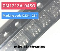 (1ตัว) CM1213A-04SO , Marking code D234 , 234 , SOT23-6