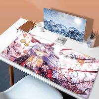 Honkai Impact Yae Sakura Large Mouse Pad Game Mouse Mat Natural Rubber Computer Gamer Mousepad Desk Mats Lock Edge Gaming Carpet