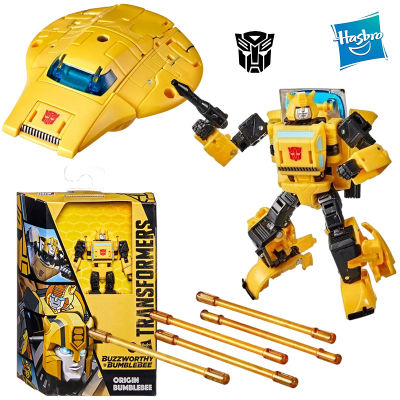 Hasbro Transformers WFC G1 Origin Bumblebee 12ซม. Deluxe Class Original Action Figure ของเล่นเด็กวันเกิดของขวัญ Collection