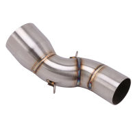 Slip On For Honda CBR1000RR 2017 2018 2019 Motorcycle Exhaust Escape Modifed Motorbike 60mm Middle Tube Contaction Link