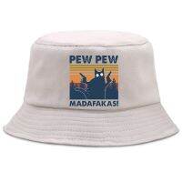 Pew Pew Madafakas Funny Fisherman Hat Outdoor Casual Street Bucket Caps Summer Sunscreen Panama Cap Fashion Unisex Fishing Hats