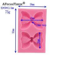 ；【‘； 1 Pc Bowknot Chocolate Wedding Decoration Silicone Mold Square Sugar Cake Decoration Kitchen Baking Tools Molde De Silicone