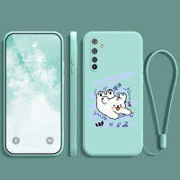 เคสrealme6pro ยางนิ่ม กันกระแทก กันน้ำ กันลื่น ฝาหลัง คลุมเต็มขอบ ไม่เบียด ฟิล์มมือถือ เคสใส่เลนส์ ลายการ์ตูนน่ารัก