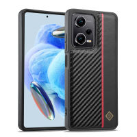 Thinmon X5Pro X5 Xiaomi Redmi Note 12 12Pro 11S 11Pro 12C หรูหราฝาหลังแบบหนังธุรกิจ PU + เคสโทรศัพท์ TPU