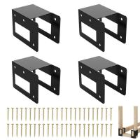 Firewood Log Storage Rack Heavy Duty Outdoor Firewood Log Storage Rack Bracket Kit Fireplace Wood Storage Holder with 50pcs Screws Adjustable To Any Length pleasure