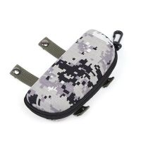 Camouflage Sunglasses Case Outdoor Portable Zipper Glasses Case Belt Sunglasses Organizer Storage Box For Outdoor Camping Hiking Toiletries  Cosmetics