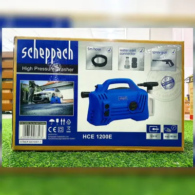 ???? SCHEPPACH ???? เครื่องอัดฉีด รุ่น HCE 1200E 1200วัตต์ 100บาร์ เครื่องอัดฉีด แรงดันสูง เครื่องทำความสะอาด จัดส่ง KERRY ????