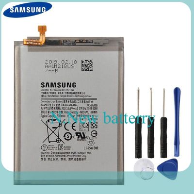 แบตเตอรี่ Samsung Original EB-BG580ABU สำหรับ Samsung Galaxy M30 M20 SM-M205F ของแท้แบตเตอรี่ 5000mAh