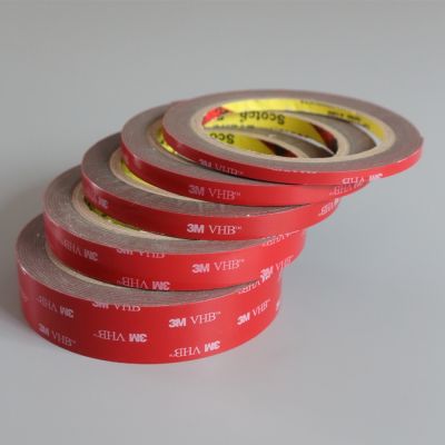 ❅ 3 Meters/roll 3M VHB Double Sided Tape Heavy Duty Adhesive Tape Pads for Car Interior Decoration Sticky Foam Tape