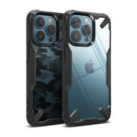 Ringke Fusion X สำหรับ iPhone 13 Pro Max เคสการดูดซับแรงกระแทกสำหรับงานหนักกรอบ TPU นุ่มเคสไฮบริดด้านหลังพีซีชนิดแข็งโปร่งใส hixuanyazhuangx