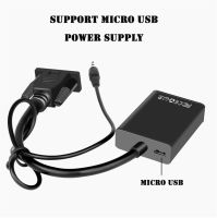 【cw】 1080P to HDMI-compatible Converter Cable for laptop Projector with Audio Output !