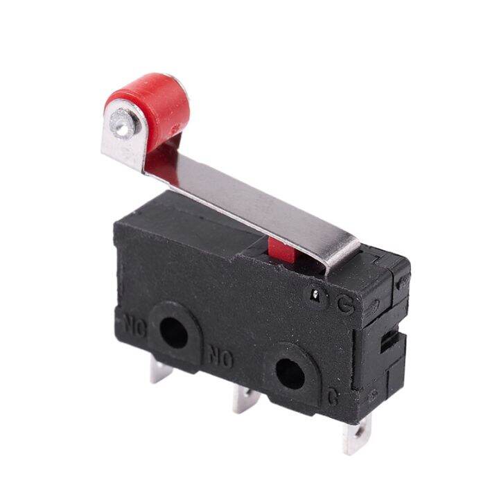 10pcs-micro-roller-lever-arm-open-close-limit-switch-kw12-3-pcb-microswitch