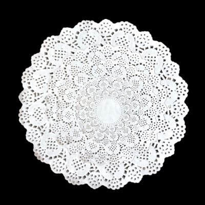 【CC】☃﹊✣  100pcs 3.5-10.5inch Round Paper Doilies Doily Placemats for Tables Wedding Birthday Decoration