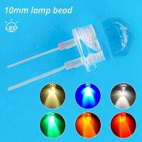 50pcs 10mm White Red Green Blue Yellow Diode Led Round 0.5W Power Light 3.2 3.6V LED Lamp Bead Light-emitting Diodes 30KMCD Bulb