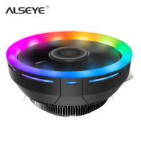 ALSEYE H120Z CPU Cooler 4pin PWM RGB Cooling Fan Quiet Radiator For In 775115X AM2 AM3 AM3