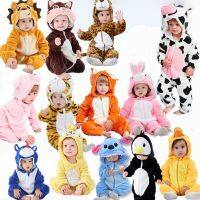 0-4ปีสัตว์ Onesie เด็กชายเด็กสาว Jumpsuit ชุดหมีลายดาวสีฟ้าเสื้อผ้าเบบี้เด็กเสื้อผ้าน่ารักจัดส่งจากผู้ผลิต