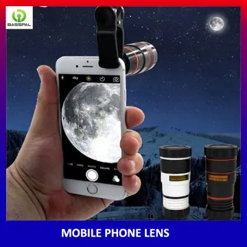 Mobile Phone Camera Lens 12X Zoom Telephoto Lens External Telescope With  Universal Clip for Smartphone