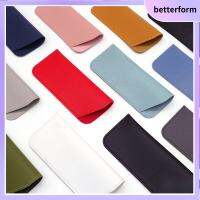 BETTERFORM กันน้ำ อ่อน ผู้หญิงผู้ชาย แบบพกพา กล่องแว่นตา หนัง PU กล่องใส่แว่นกันแดด กระเป๋าใส่แว่นตา