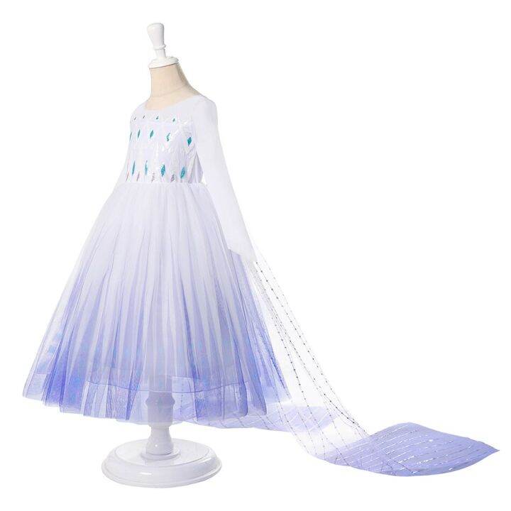 fancy-disney-frozen-2-costume-for-girls-princess-elsa-party-dress-white-ball-gown-birthday-gift-kids-cosplay-halloween-clothing