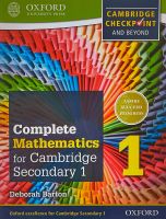 ใหม่หนังสืออังกฤษ Complete Mathematics for Cambridge Lower Secondary 1 (First Edition) [Paperback]