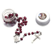 【hot】卐  Scented Bead Rosary Necklace Holy Catholic Jewelry Crafts for Church Bedroom Decoration