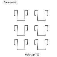 สายพาน Saramonic คลิปหนีบกล้องตัวประกับติดเสาอากาศและถั่วสำหรับระบบไมโครโฟนไร้สาย Uwmic9