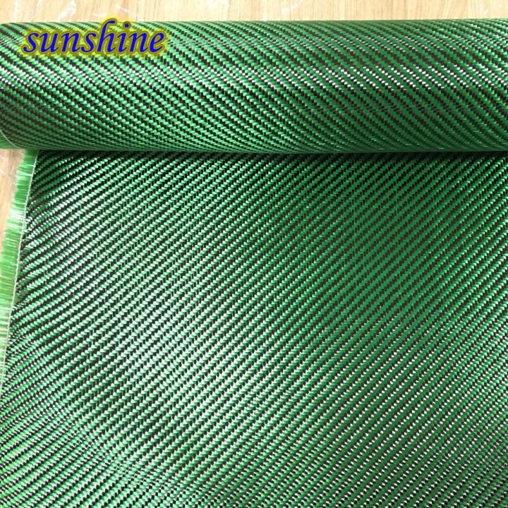 green-carbon-aramid-fiber-hybrid-fabric-cloth-3k-carbon-fiber-green-aramid-fiber-190gsm-0-2mm-thickness