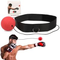 Boxing Reflex Ball with Headband Fitness for Reaction Agility Punching Speed Hand Eye Coordination Sports Thai Sanda Training