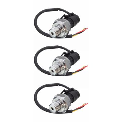 3X Pressure Transducer Sensor 5V 0-1.2Mpa Oil Fuel for Gas Water Air