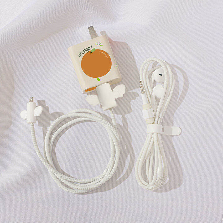 data-cable-case-mobile-phone-charger-winding-rope-headset-cable-protection-line-cute-cartoon-sticker