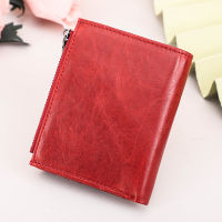ContactS Genuine Leather Wallet Women Mini Purses for Ladies Small Coin Purse Fashion Card Holder Wallets RFID Blocking