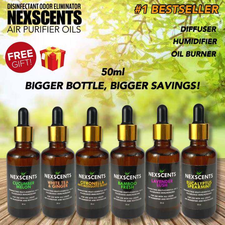 NEXSCENTS 50ml Essential Oil / Air Purifier Oil / Humidifier Oil