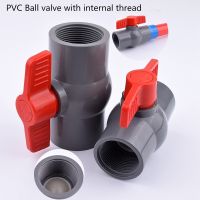 1Pc 1/23/411.21.52 Inch PVC Pipe Female Thread Valve Aquarium Garden Irrigation Ball Valve Fish Tank Water Pipe Valve