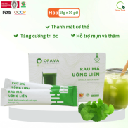 Bột Rau Má Uống Liền ORAMA có đường 10 gói - 15g mỗi gói