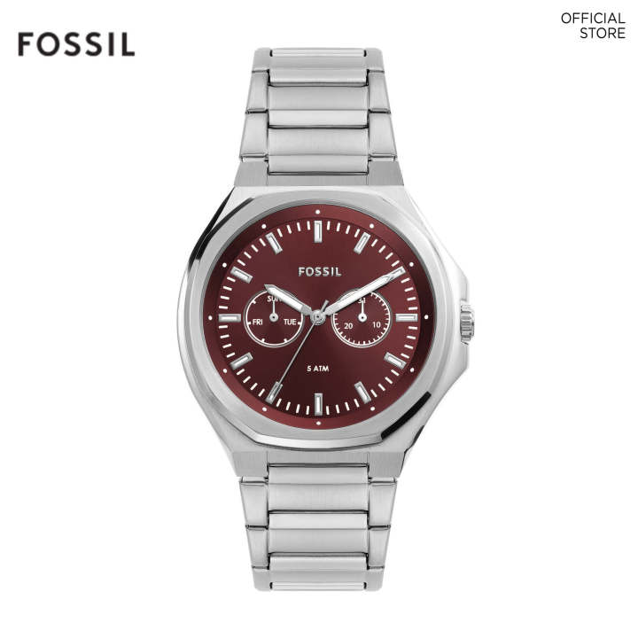 Fossil Evanston Silver Watch BQ2807 | Lazada