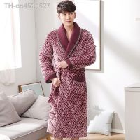 ✼✙ Novo 2022 veludo algodão acolchoado homem grosso grandes jardas M-3XL inverno kimono homme peignoir roupão de banho quente pijamas masculino