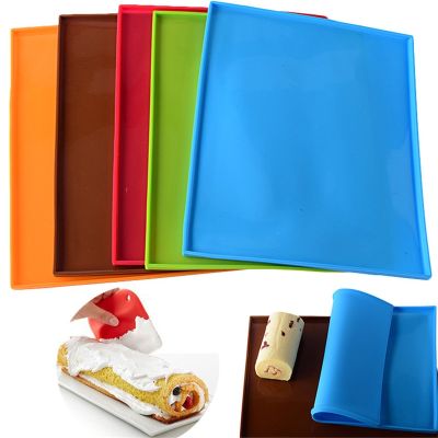 Large Silicone Baking Mat Cake Pastry Pad Non-Stick Oven Liner Roll Pads Kneading Rolling Dough Pad Sheet Kitchen Baking Tools