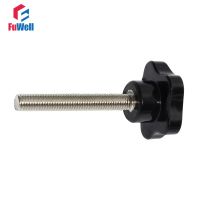 Bakelite Star Knob Clamp M12 Male Thread Star Knob Clamping Mechanical Thumb Nut 60mm Head Tighten Thumb Nuts Handle