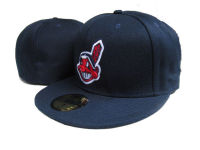 ??[Cleveland Indians] หมวกแก๊ปหมวกป้องกันแสงแดดแดดปิด,หมวกปักคู่รักหมวกเบสบอลปิดเต็มตัว