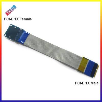 สายส่วนต่อส่วนขยาย PCI Express สำหรับไรเซอร์การ์ด1X Mini PCIe ตัวผู้กับ1X ตัวเมีย
