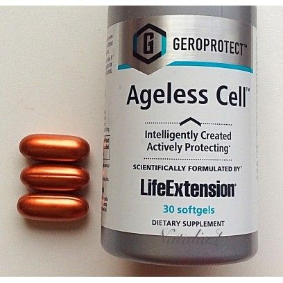 อาหารเสริม-ชะลอความเสื่อมของเซลล์ในร่างกาย-geroprotect-ageless-cell-30-softgels-life-extension